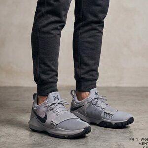 Nike PG 1 Wolf Grey Superstition Basketball Shoes - Size Men’s 7 or Women’s 8.5